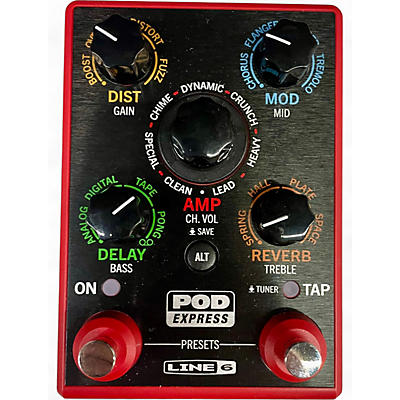 Used Line 6 Pocket Pod Express Amp Modeler Effect Processor