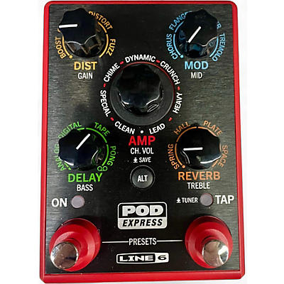 Used Line 6 Pocket Pod Express Amp Modeler Effect Processor