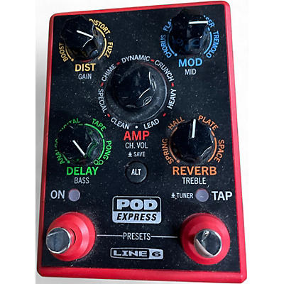 Used Line 6 Pocket Pod Express Amp Modeler Effect Processor