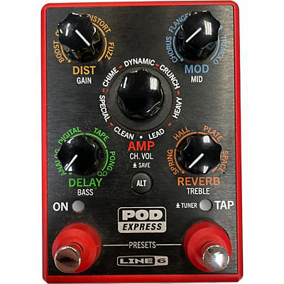 Used Line 6 Pocket Pod Express Amp Modeler Effect Processor