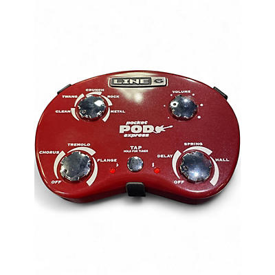 Used Line 6 Pocket Pod Express Amp Modeler Effect Processor