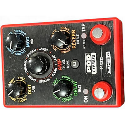 Used Line 6 Pocket Pod Express Amp Modeler Effect Processor