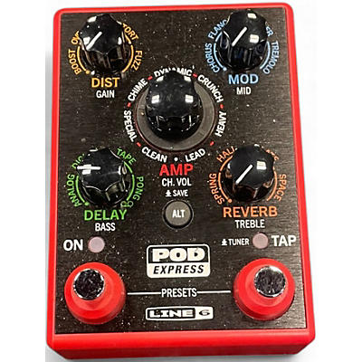 Used Line 6 Pocket Pod Express Amp Modeler Effect Processor