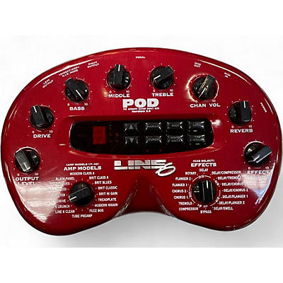 Used Line 6 Pod 2.0 Amp Modeler Effect Processor