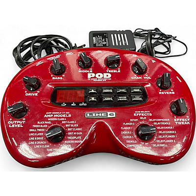 Used Line 6 Pod 2.0 Amp Modeler Effect Processor