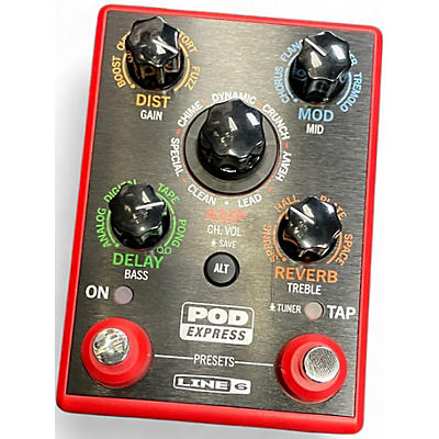 Used Line 6 Pod Express Amp Modeler Effect Processor