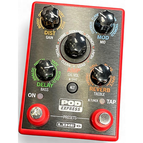 Used Line 6 Pod Express Amp Modeler Effect Processor