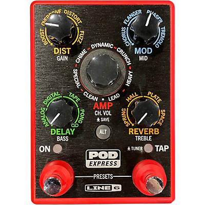 Used Line 6 Pod Express Amp Modeler Effect Processor
