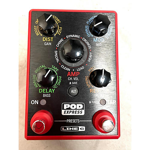 Line 6 Used Line 6 Pod Express Bass Bass Effect Pedal