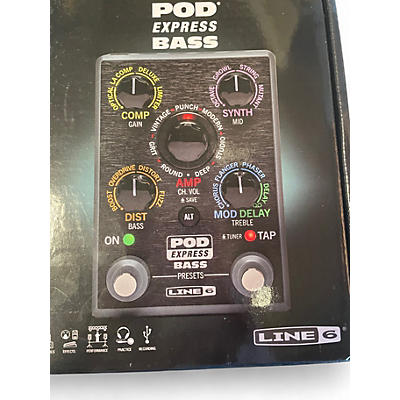 Used Line 6 Pod Express Bass Effect Processor