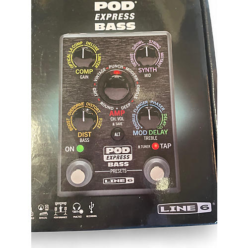 Used Line 6 Pod Express Bass Effect Processor