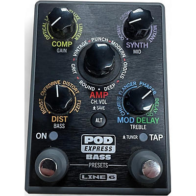 Used Line 6 Pod Express Bass Effect Processor