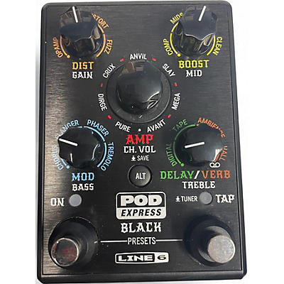 Used Line 6 Pod Express Black Effect Processor