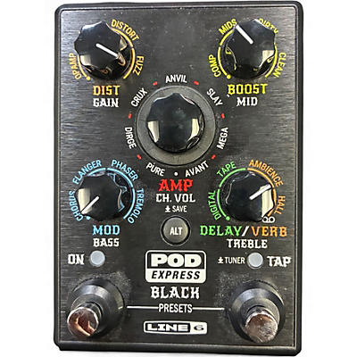 Used Line 6 Pod Express Black Effect Processor