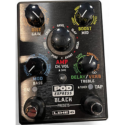 Used Line 6 Pod Express Black Effect Processor