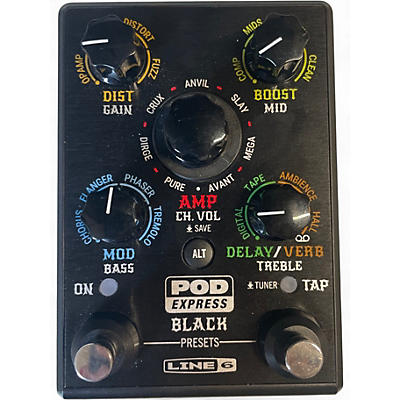 Used Line 6 Pod Express Black Effect Processor