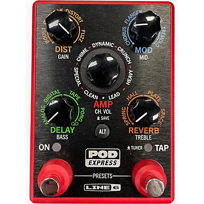 Used Line 6 Pod Express Red Effect Processor