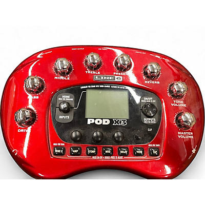 Used Line 6 Pod X3 Amp Modeler Effect Processor