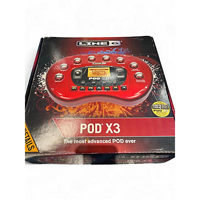 Used Line 6 Pod X3 Amp Modeler Effect Processor