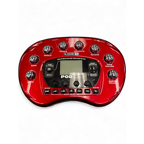 Used Line 6 Pod X3 Live Amp Modeler Effect Processor