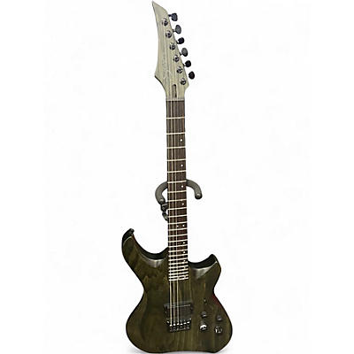 Used Line 6 SHURIKEN VARIAX Trans Green Solid Body Electric Guitar