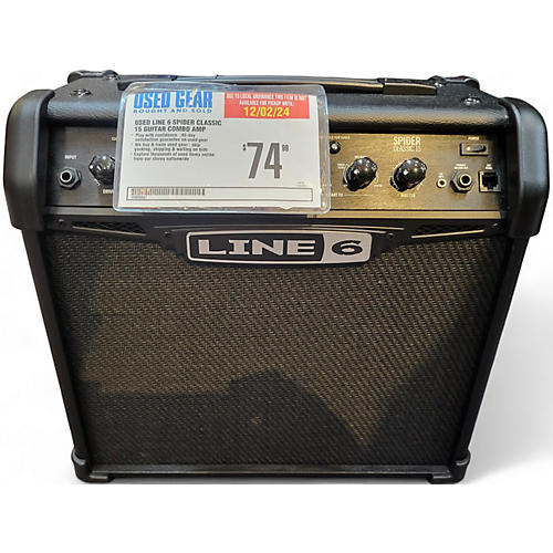 Line 6 Used Line 6 SPIDER CLASSIC 15 Guitar Combo Amp