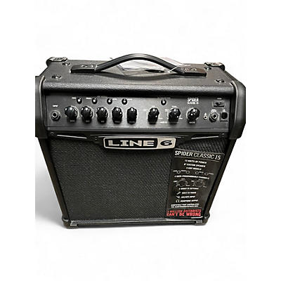 Used Line 6 SPIDER CLASSIC 15 Guitar Combo Amp