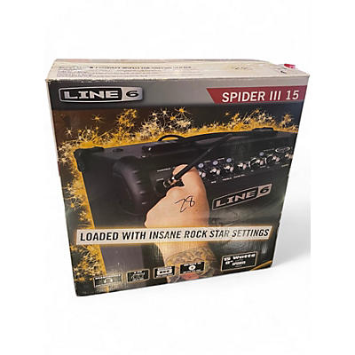 Used Line 6 Spider III 15 1X8 15W Guitar Combo Amp