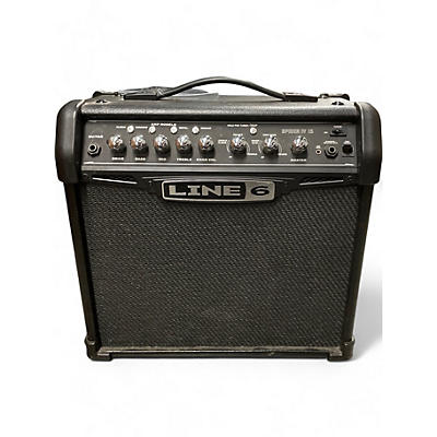 Used Line 6 Spider IV 15W 1X8 Guitar Combo Amp