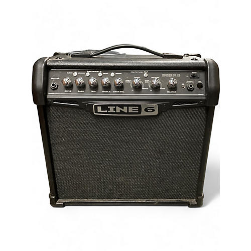 Used Line 6 Spider IV 15W 1X8 Guitar Combo Amp