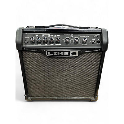 Used Line 6 Spider IV 15W 1X8 Guitar Combo Amp