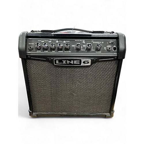 Used Line 6 Spider IV 15W 1X8 Guitar Combo Amp