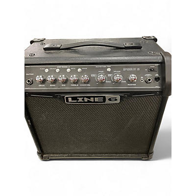 Used Line 6 Spider IV 15W 1X8 Guitar Combo Amp