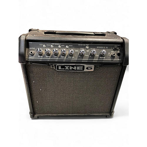 Used Line 6 Spider IV 15W 1X8 Guitar Combo Amp