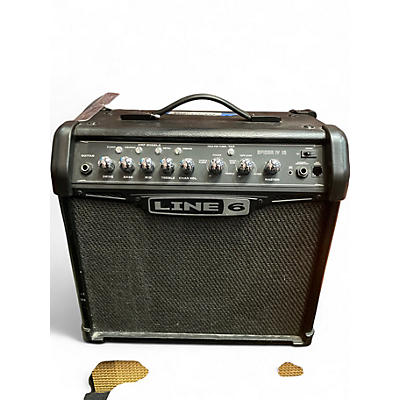 Used Line 6 Spider IV 15W 1X8 Guitar Combo Amp
