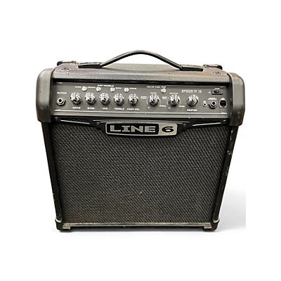 Used Line 6 Spider IV 15W 1X8 Guitar Combo Amp