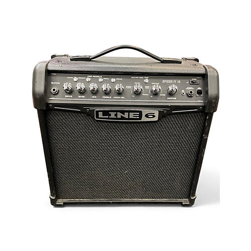 Used Line 6 Spider IV 15W 1X8 Guitar Combo Amp