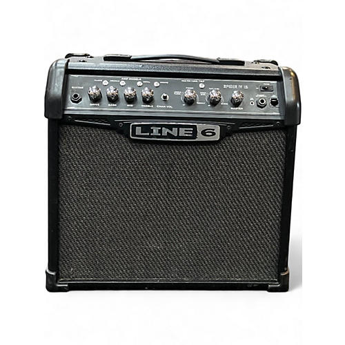 Used Line 6 Spider IV 15W 1X8 Guitar Combo Amp
