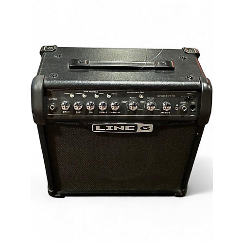 Used Line 6 Spider IV 15W 1X8 Guitar Combo Amp