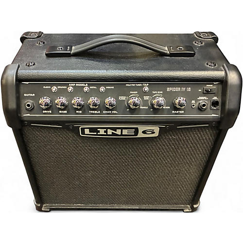 Used Line 6 Spider IV 15W 1X8 Guitar Combo Amp