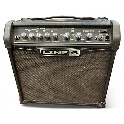 Used Line 6 Spider IV 15W 1X8 Guitar Combo Amp