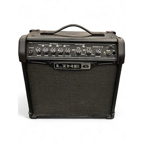 Used Line 6 Spider IV 15W 1X8 Guitar Combo Amp