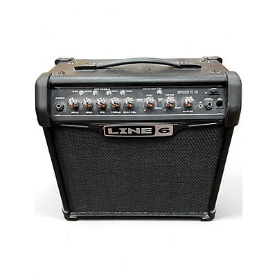 Used Line 6 Spider IV 15W 1X8 Guitar Combo Amp