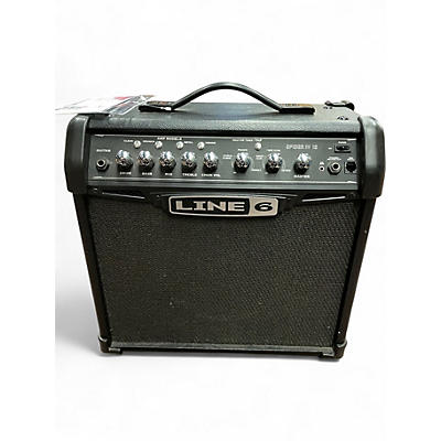 Used Line 6 Spider IV 15W 1X8 Guitar Combo Amp