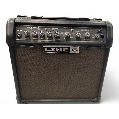 Used Line 6 Spider IV 15W 1X8 Guitar Combo Amp