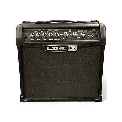 Used Line 6 Spider IV 15W 1X8 Guitar Combo Amp