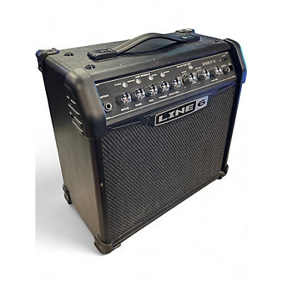 Used Line 6 Spider IV 15W 1X8 Guitar Combo Amp