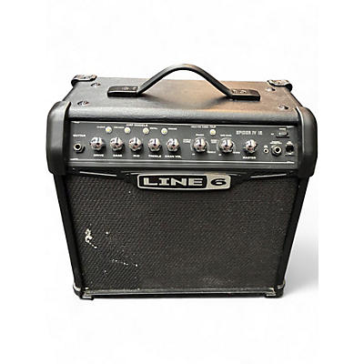 Used Line 6 Spider IV 15W 1X8 Guitar Combo Amp