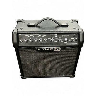 Used Line 6 Spider IV 15W 1X8 Guitar Combo Amp