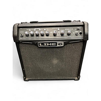 Used Line 6 Spider IV 15W 1X8 Guitar Combo Amp
